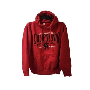 California Loyalty Red Hoodie Sweater